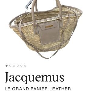 Jacquemus Leather Tote Bag- very good condition
